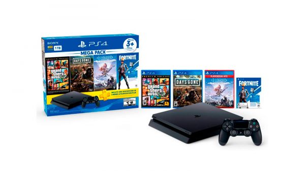 Consola PS4 1TB Mega Pack 6 - Imagen 2