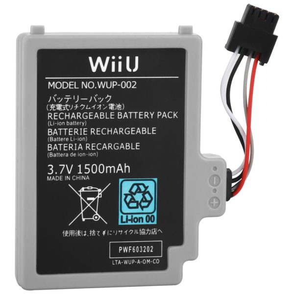 Bateria gamepad 1.500 mAh Wii U