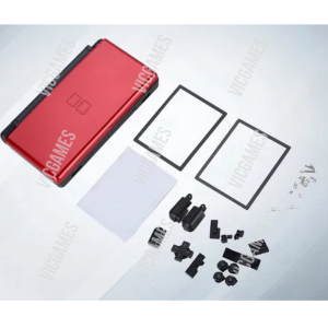 Kit carcasa para Nintendo DS Lite color rojo y negro